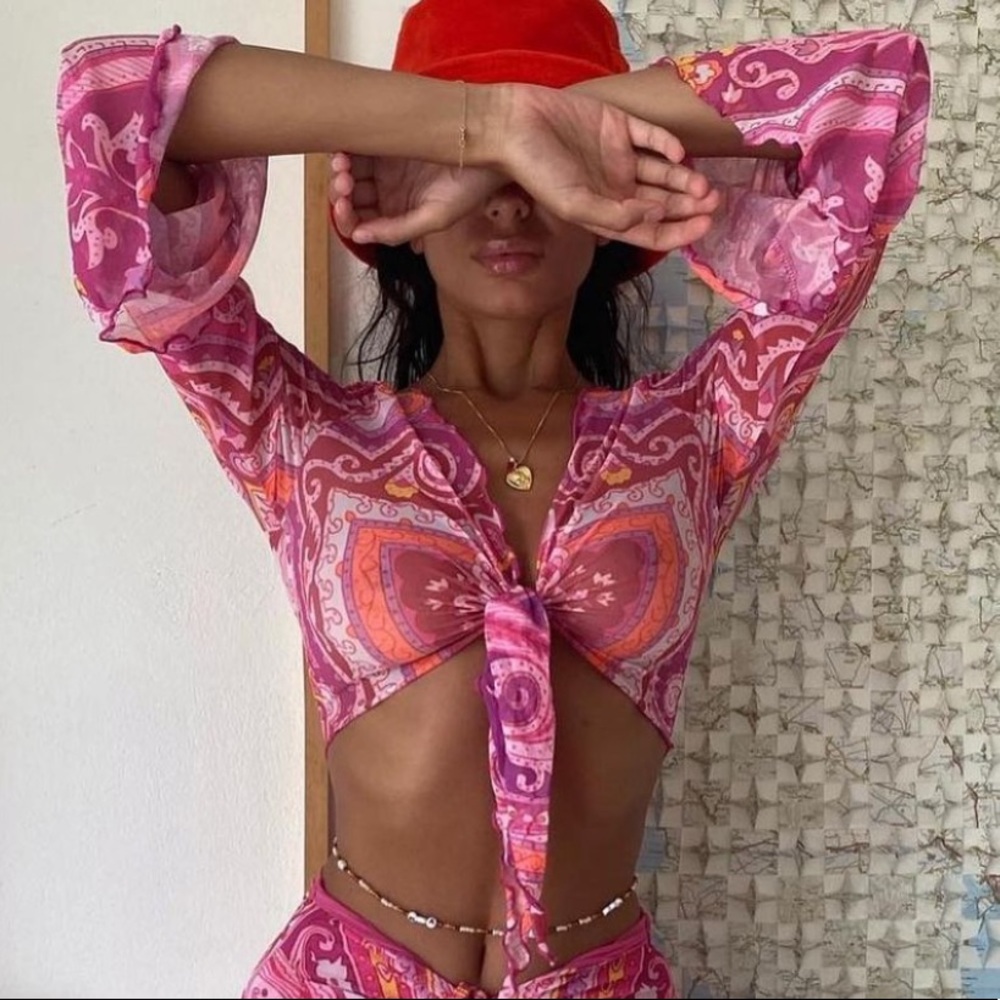 TIGER MIST two piece top